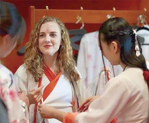 在国外穿汉服的女孩们2