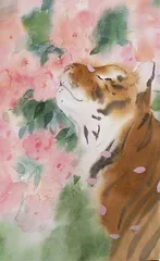 猛虎怎么嗅蔷薇