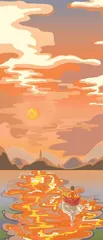 日落即景