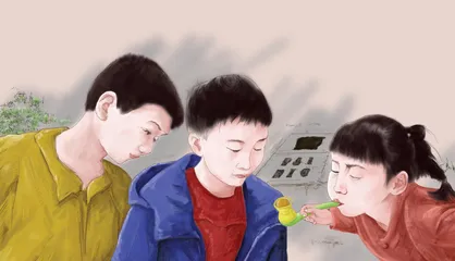 小木球吹起来