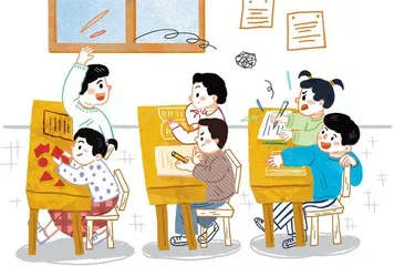 春天的瓷板画