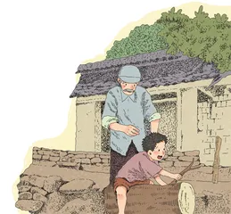 爷爷的象脚鼓