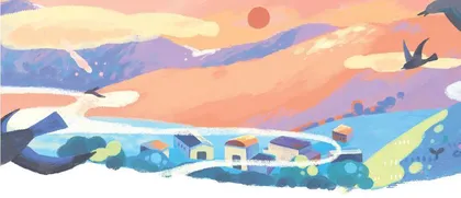日暮时少年 
