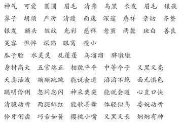 人物描写——外貌