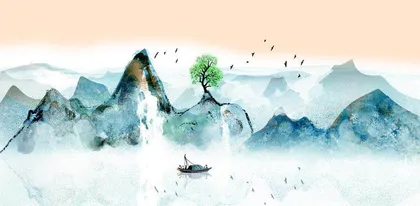 清丽淡雅的幽静人生