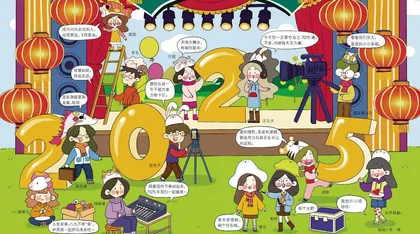 编辑部2025全家福：天地大舞台