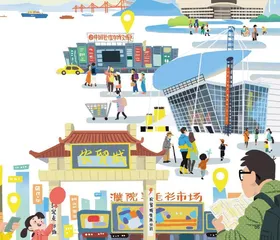 走，一起去逛市场