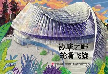 钱塘之畔 轮滑飞旋
