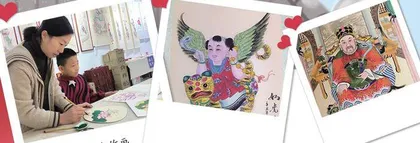 高密扑灰年画 