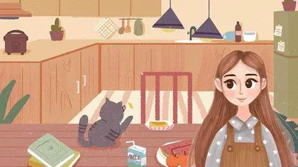 胆小的“落汤猫”