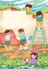 赤脚走过童年