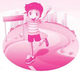 跑酷男孩