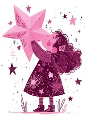 星星们吃饭