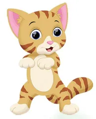 小花猫做美甲