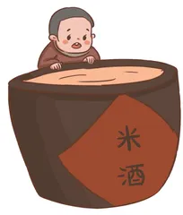 这个米酒肯定甜