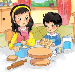 两盒生日蛋糕