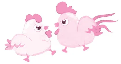 公鸡打架
