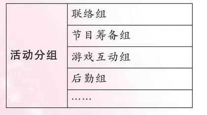 学写活动策划书