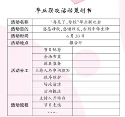 写一份联欢会策划书