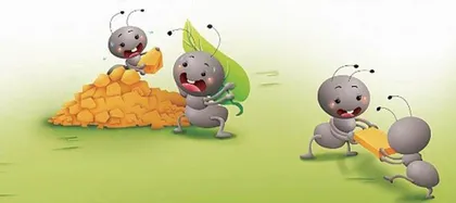 我是一只幸福的小蚂蚁