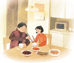 姥姥夹的菜更香 
