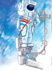 三巡太空的英雄航天员