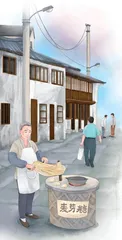 古巷里的“守旧”老人