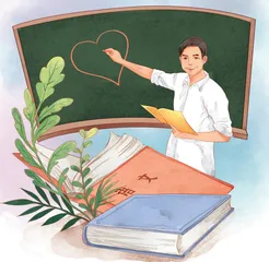 “漫画”老师
