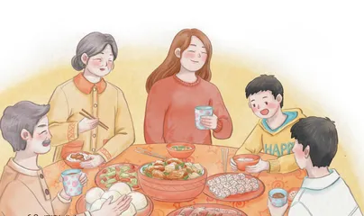 餐桌上的国庆节