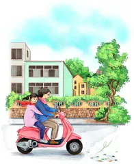 行走在幸福的道路上