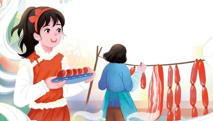 晒年味 