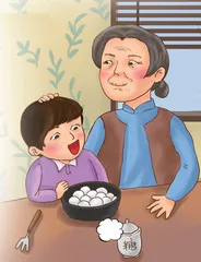 黏豆包中的爱