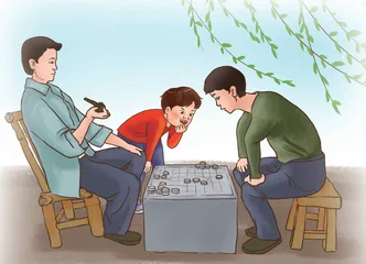 学好象棋不容易 