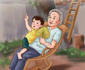 奶奶的老蒲扇