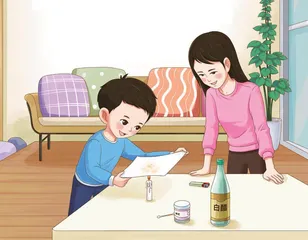 有趣的“白醋写字”