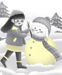 下雪了 