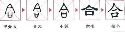 趣味汉字：合
