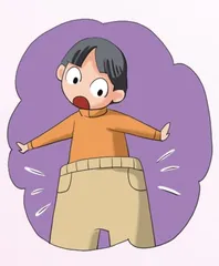 裤子穿反的一天