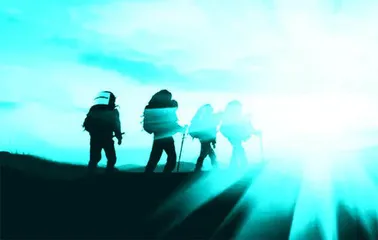 追随的背影