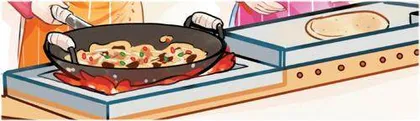香味扑鼻的烩大饼