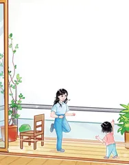 放下手机，跳皮筋儿
