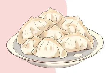 我学会了包饺子