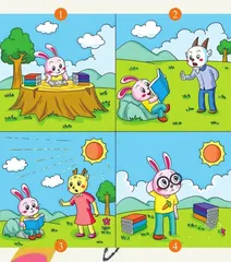 小兔子近视了