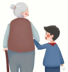 外婆老了