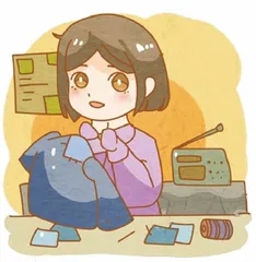 我学会了缝补