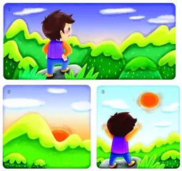 山顶日出