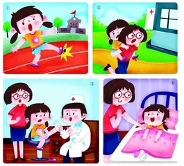 妞妞的脚流血了