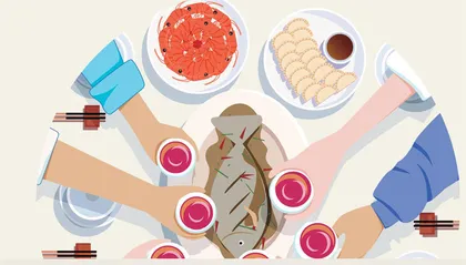 年夜饭里的汉字
