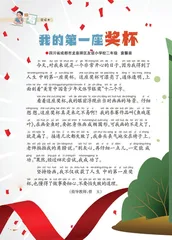 我的第一座奖杯