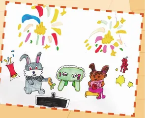 我和小兔牙过新